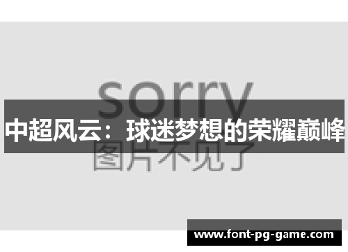 中超风云：球迷梦想的荣耀巅峰